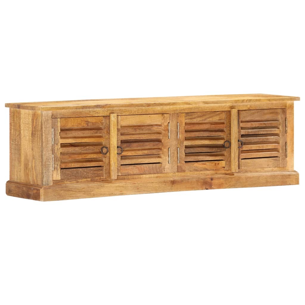 Storage Bench 128 cm Solid Mango Wood